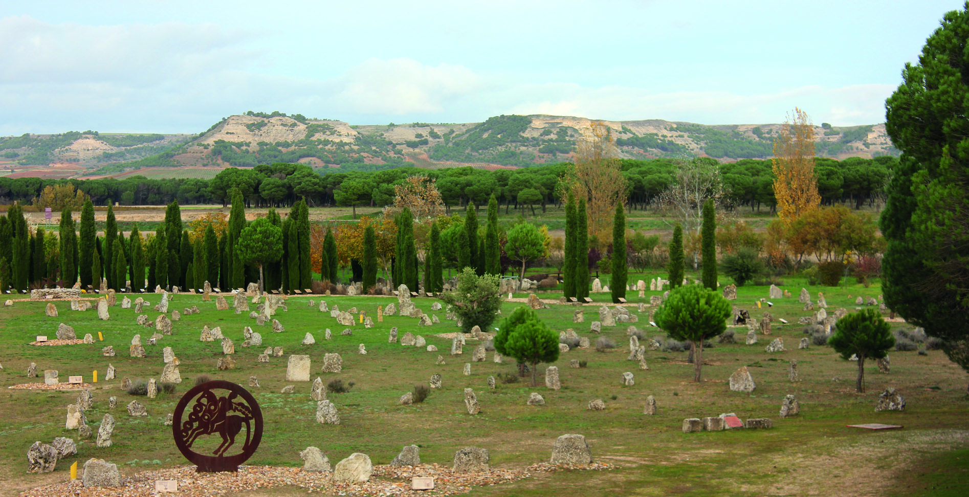 NECRÓPOLIS DE LAS RUEDAS A VISTA DE PÁJARO